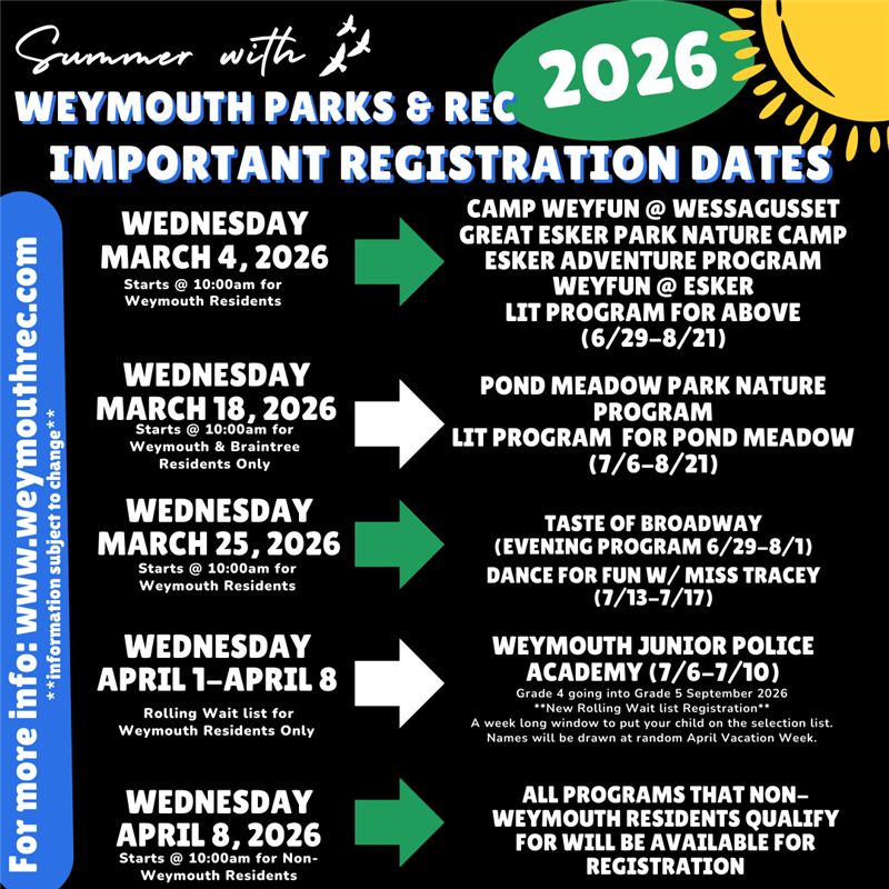Registration Dates 2026